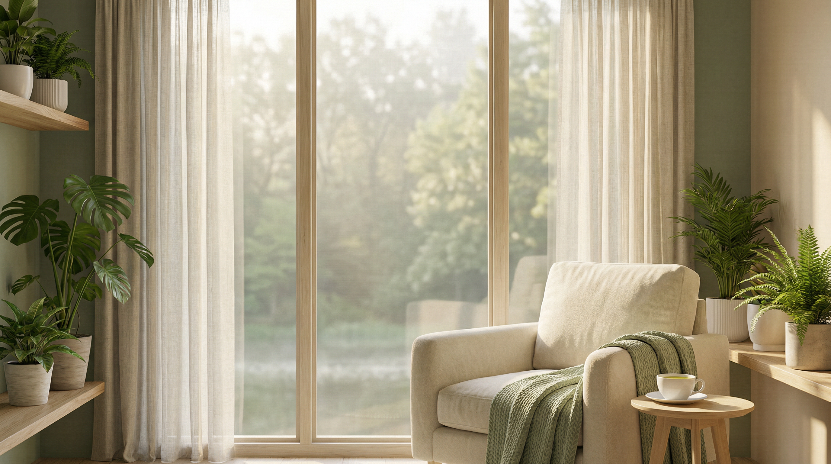 Ambiente calmo e sereno